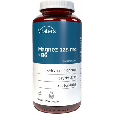 Vitaler's Horčík 125 mg Vitamín B6 120 kapsúl