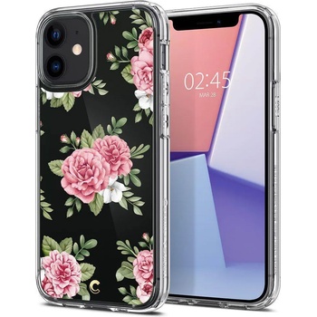 Image 1 of Spigen Cyrill Cecile Case Pink Floral - хибриден кейс с висока степен на защита за iPhone 12 mini (цветни мотиви)