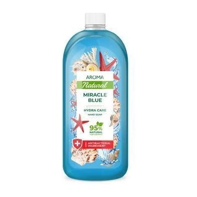 AROMA Течен сапун aroma natural miracle blue 900 мл пълнител (44220-2)