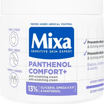 Mixa Tělový krém s panthenolem 400 ml