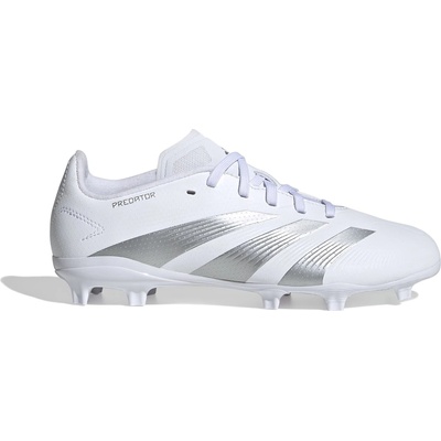 adidas Детски обувки Adidas Predator 24 League Children's Firm Ground Boots - White/Silver