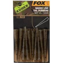 Fox Fishing Edges Camo Naked Line Tail Rubbers 10