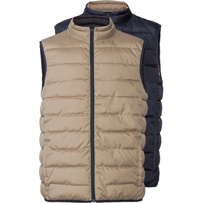 Livergy pánská oboustranná vesta béžová / námořnická modrá – Zboží Dáma