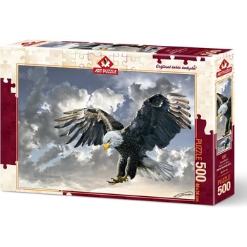 Art Puzzle Пъзел Art Puzzle от 500 части - Черно и Бяло (Плешив Орел), Оуен Франсис Бел (4167)