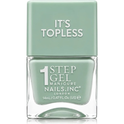 Nails Inc. Nails Inc. It’s Topless 1 Step Gel Nail Polish 14 ml нюанс Camilla