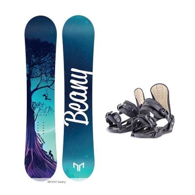 Beany Swing dětský/juniorský snowboard + Beany Junior vázání - 115 cm + S - EU 36-38