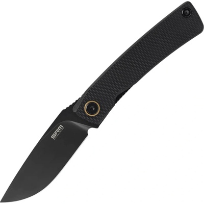 ! SRM Air 14C28N Black G10 Linerlock 105M-GB