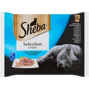 Sheba Selection in Sauce fish 4x85 g