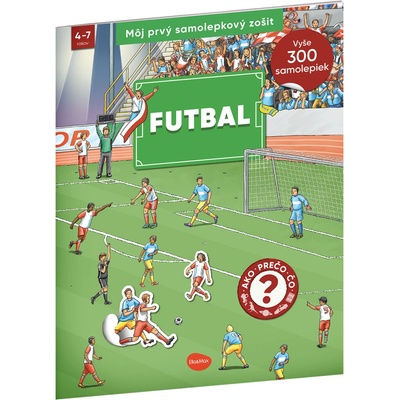 Môj prvý samolepkový zošit futbal