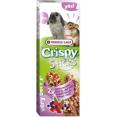 Versele-Laga Crispy Sticks Forest fruit králik a Činčila 110 g