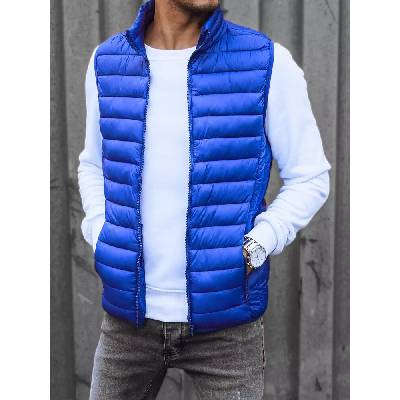 DStreet pánska vesta Blue modrá