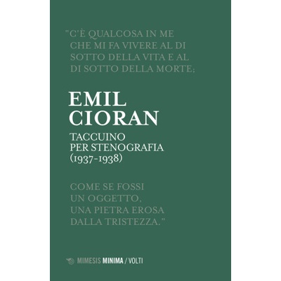 Taccuino per stenografia (1937-1938) | Emil M. Cioran