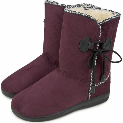 Vlnka dámské válenky s ovčí vlnou vínová velikost obuv dospělí – Zboží Mobilmania