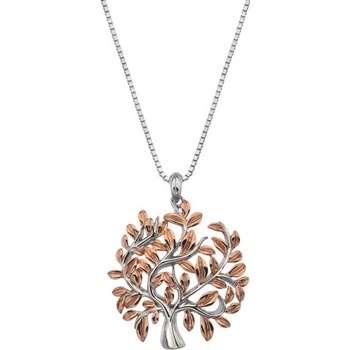 Hot Diamonds Luxusný strieborný náhrdelník so stromom života Jasmine DP701