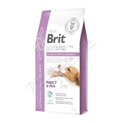 Brit Veterinary Diet Ultra-Hypoallergenic Insect & Pea a Taurine 12 kg