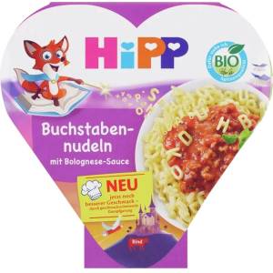 Hipp Био меню Hipp - Паста болонезе, азбука, 12 м+, 250 g (8644) - ozone