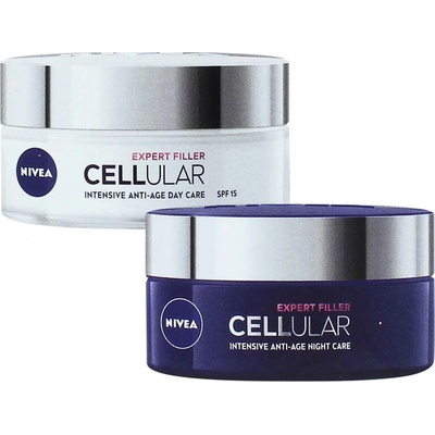 Nivea Cellular Expert Filler denný a nočný krém 2 x 50 ml darčeková sada