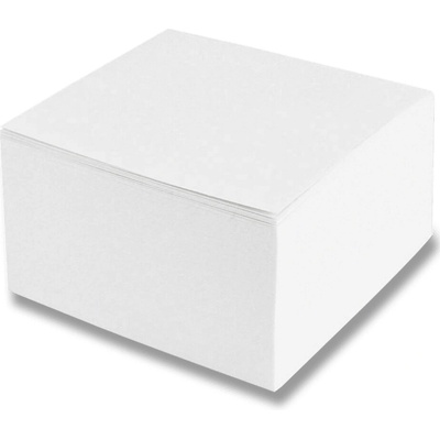 Poznámkový bloček - 9x9x5 cm, 500 l., bílý