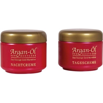 Bio-Vital Set Argan Oil denný a nočný argánový krém proti vráskam 2 x 125 ml darčeková sada