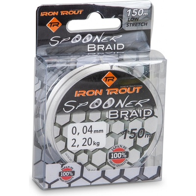 Iron Trout šňůra Spooner Braid 150m 0,06mm bílá