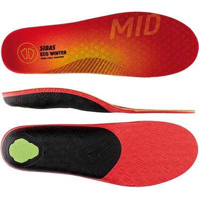 Sidas Vložky do bot 3Feet Eco Winter Mid bot červená