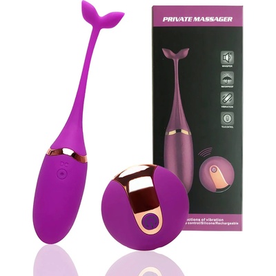 VšeNaSex.cz Bezdrátové vibrační vajíčko USB Pink Whale