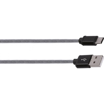 Solight SSC1601 USB-C, USB 2.0 A konektor - USB-C 3.1 konektor, blistr, 1m