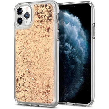 Samsung Калъф с течни брокати за Samsung Galaxy A73 - Златен KP17860