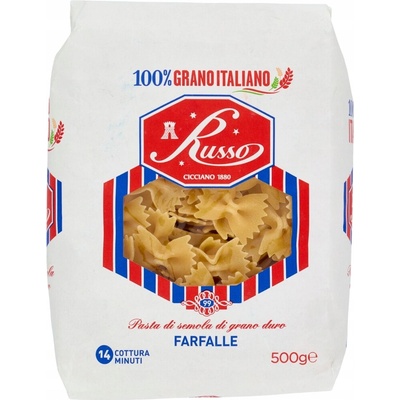 Farfalle Russo mašličky pšeničné italský 500g