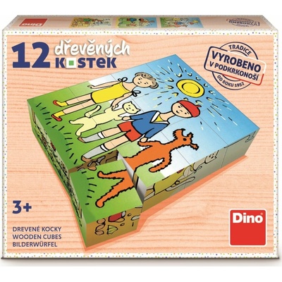 Dino kocky Psík a mačička 12 ks
