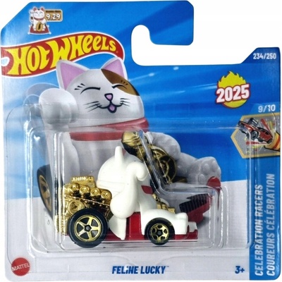 Hot Wheels FELINE LUCKY HYW52 ČÍNSKA MAČKA ŠŤASTIA MAČKA MANEKI NEKO 2025