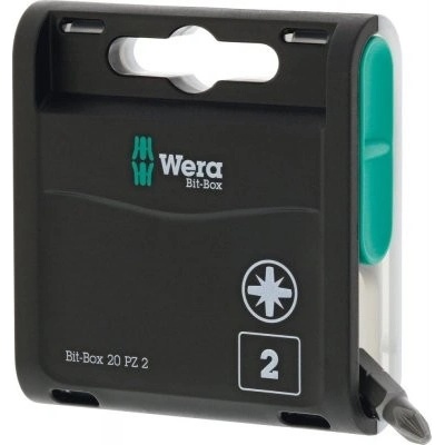 Wera Box s bity 20H, 20 ks. Bity PZ2 x 25mm