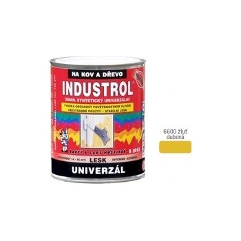 Industrol S 2013 Vrchná syntetická farba, 6600 žltá dubová 0,75l