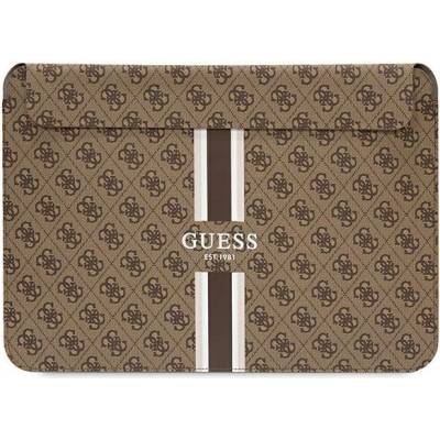 GUESS Калъф за лаптоп Guess GUCS14P4RPSW 14"", кафяв / кафяв, 4G Printed Stripes (GUE002714-0)