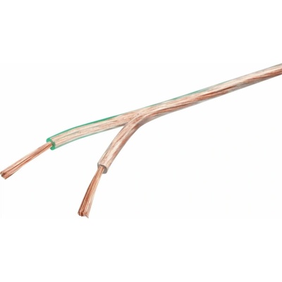 Schwaiger reproduktorový kabel 2 x 0,75 mm2 transparentní 10 m