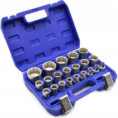 Geko 12 hranné nástrčné kľúče sada 21ks 8-36mm hlavice