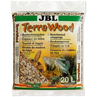 JBL TerraWood 5л - Постелка за сухи и полусухи терариуми от букови стърготини, 5л