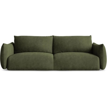 makamii Зелен шенилов разтегателен диван 230 cm Leila - Makamii (LEILA_3SF_61_P1_C5)