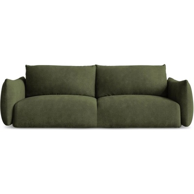 makamii Зелен шенилов разтегателен диван 230 cm Leila - Makamii (LEILA_3SF_61_P1_C5)