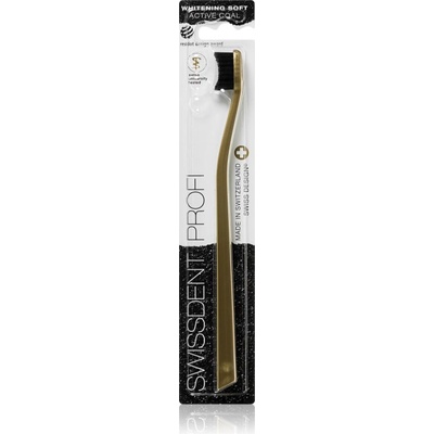 Swissdent Whitening Gold Active Coal четка за зъби