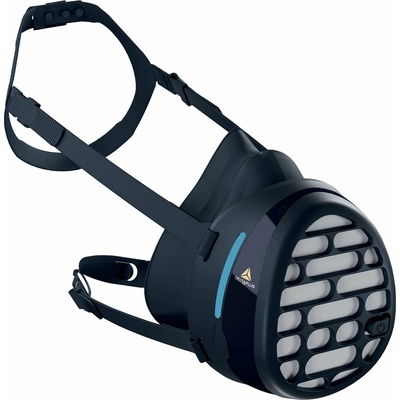 Delta Plus AIRSTORM KIT P3 Vzduchom poháňaná dýchacia maska M/L, Tmavo modrá