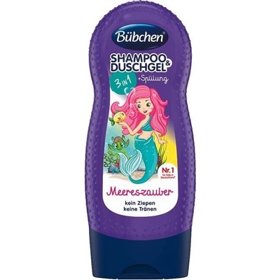 Bübchen Kids Shampoo & Shower Gel & Conditioner šampón, kondicionér a sprchový gél 3 v 1 230 ml