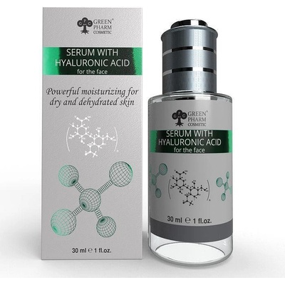 Green Pharm Cosmetic Ukraine Серум с хиалуронова киселина за лице, 30 ml. Green Pharm Cosmetic Serum With Hyaluronic Acid For The Face