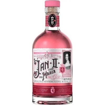 Jan II. for Maria Pink Gin 37,5% 0,7 l (čistá fľaša)