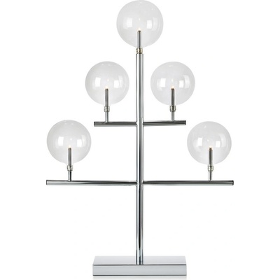 Markslöjd 704820 Vianočný svietnik MAESTRO 5xE5/0,8W/230/12V chróm ML0731