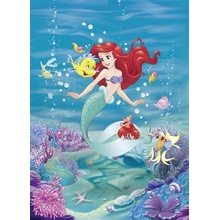 Komar 4-4020 Fototapety Disney Malá morská víla Ariel spieva rozmer 184 cm x 254 cm