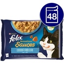 Felix Sensations Sauces s treskou a sardinkami v omáčce 48 x 85 g