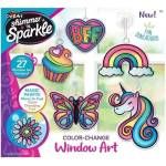 CRA-Z-ART Комплект Shimmer'n Sparkle за изработка на сменящи цвят прозоречни декорации (17985)