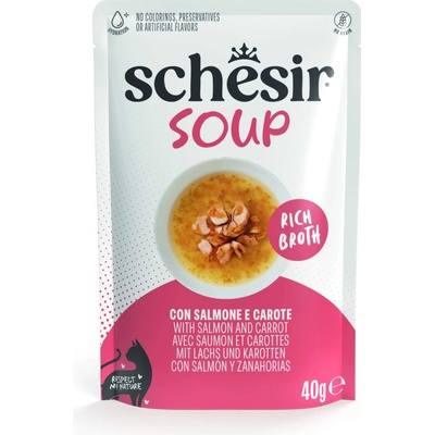 Schesir Cat Soup 12 x tuniak a chobotnica 40 g