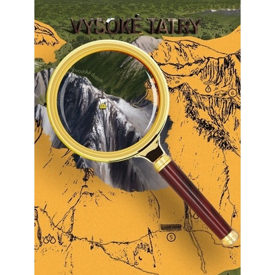 Stieracia mapa Vysoké Tatry - zlatá